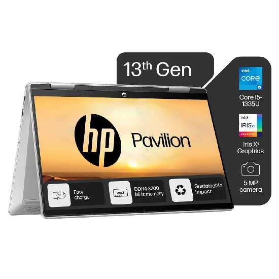 HPx360, 13th Gen Intel Core i5 (16GB, 512GB SSD)